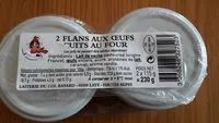 Amount of sugar in flans aux oeufs cuits au four
