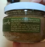 Количество сахара в Tapenade verte