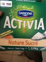 Jumlah gula yang masuk Yaourt activia au bifidus nature sucré