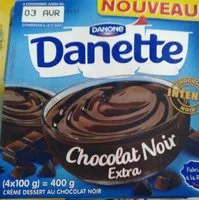 Amount of sugar in Danette chocolat noir