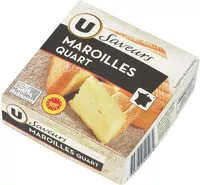 入っている砂糖の量 Quart de Maroilles au lait pasteurisé 26% de matière grasse Saveurs