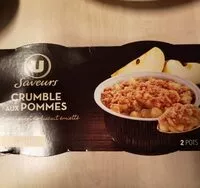 Zuckermenge drin Crumble pommes