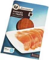 Amount of sugar in Emincés de truite fumée saveurs