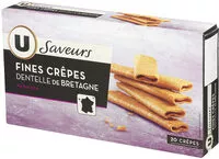 Suhkru kogus sees Crêpes dentelle nature Saveurs