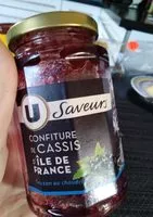 İçindeki şeker miktarı Confitures de cassis d'Ile de France