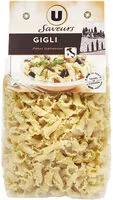 Suhkru kogus sees Pâtes gigli nature