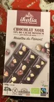 入っている砂糖の量 Chocolat noir