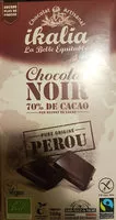 入っている砂糖の量 Chocolat noir, pure, origine de Perou