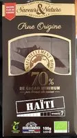 Jumlah gula yang masuk Chocolat 70% Cacao Haiti