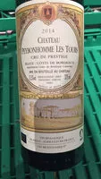 Sucre et nutriments contenus dans Chateau peybonhomme les tours