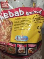 चीनी की मात्रा Kebab émincé