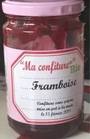 Amount of sugar in Confiture de framboise
