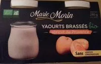 入っている砂糖の量 Yaourts Brassés Bio Abricot de Provence