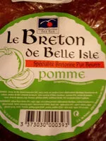 İçindeki şeker miktarı Le Breton de Belle Isle Pomme