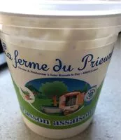 Sucre et nutriments contenus dans La ferme du prieure