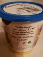 Quantité de sucre dans Cancoillotte nature