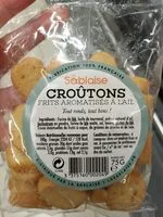 Zuckermenge drin Croûtons frits aromatisés à l ail