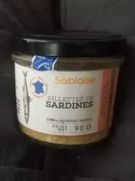 Jumlah gula yang masuk Rillettes de sardines