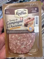 İçindeki şeker miktarı Terrine de campagne à l'ancienne cuite au four