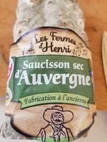 Quantité de sucre dans Saucisson sec d'Auvergne