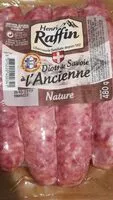 Zuckermenge drin Diots de Savoie à l'Ancienne nature