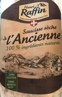 İçindeki şeker miktarı Saucisse sèche à l'ancienne