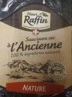 Sucre et nutriments contenus dans Raffin