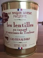 Zuckermenge drin Les lentilles au confit de canard et saucisses de Toulouse