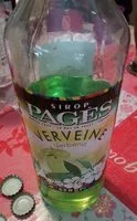 Sokerin määrä sisällä Sirop de verveine