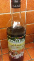 入っている砂糖の量 Sirop de chataignes