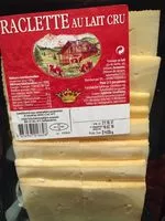 Quantité de sucre dans Raclette au lait cru