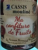 Sucre et nutriments contenus dans Ma confiture de fruits