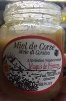 Jumlah gula yang masuk Miel de Corse