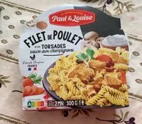 İçindeki şeker miktarı Filet de poulet et ses torsades sauces aux champignons