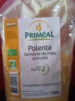 चीनी की मात्रा Polenta, Semoule de maïs précuite