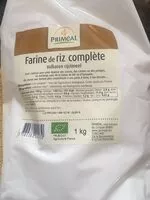 चीनी की मात्रा Farines De Riz