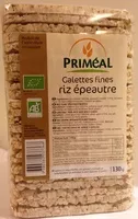 Quantité de sucre dans Galettes fines riz épeautre