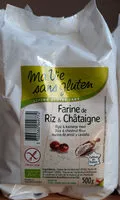 चीनी की मात्रा Farine de riz & châtaigne bio