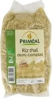 İçindeki şeker miktarı Riz Thaï Demi-complet