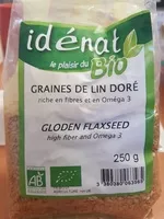 Quantité de sucre dans Graines de lin doré