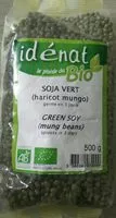 Quantité de sucre dans Soja vert