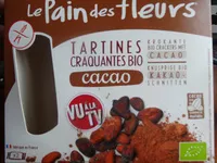 Sokerin määrä sisällä Tartines craquantes bio cacao