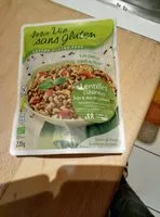 Sokerin määrä sisällä Lentilles Cuisinées Soja Et Duo De Céréales Bio - 220 G