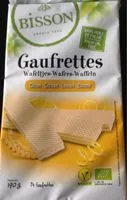 चीनी की मात्रा Gaufrettes citron