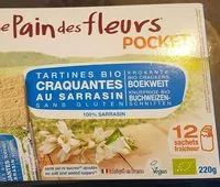 Sucre et nutriments contenus dans Pain des fleurs