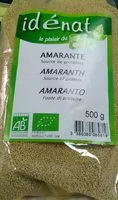 Quantité de sucre dans Amarante