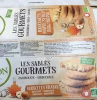 चीनी की मात्रा Les sables gourmets