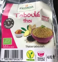 İçindeki şeker miktarı Taboulé thai