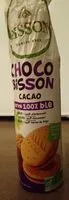 İçindeki şeker miktarı Choco bisson - Biscuits au blé avec fourrage au cacao