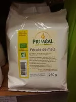 चीनी की मात्रा Fécule de maïs